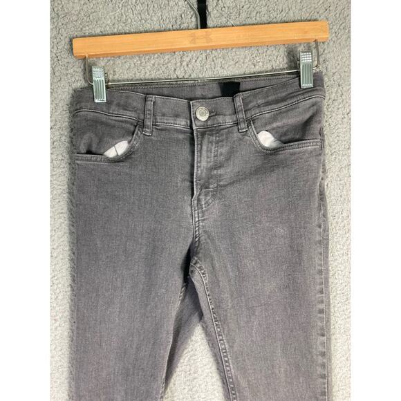 Women's Gray Skinny‎ Fit Jeans Size 12 Medium Wash Denim Slim Fit - Picture 6 of 10